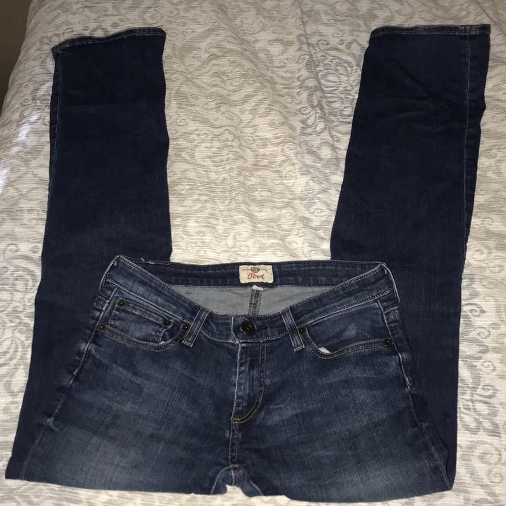Fossil Medium wash boot leg jean